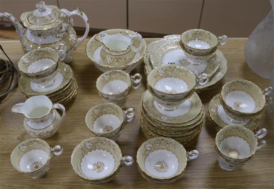 A Victorian porcelain tea set